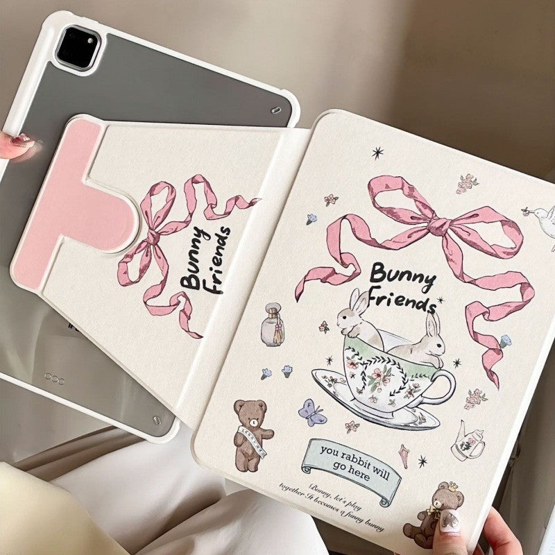 Trendy Rotating Cover full Protective Case for iPad Air 4/5 iPad Pro 10/9/8th Tablet case