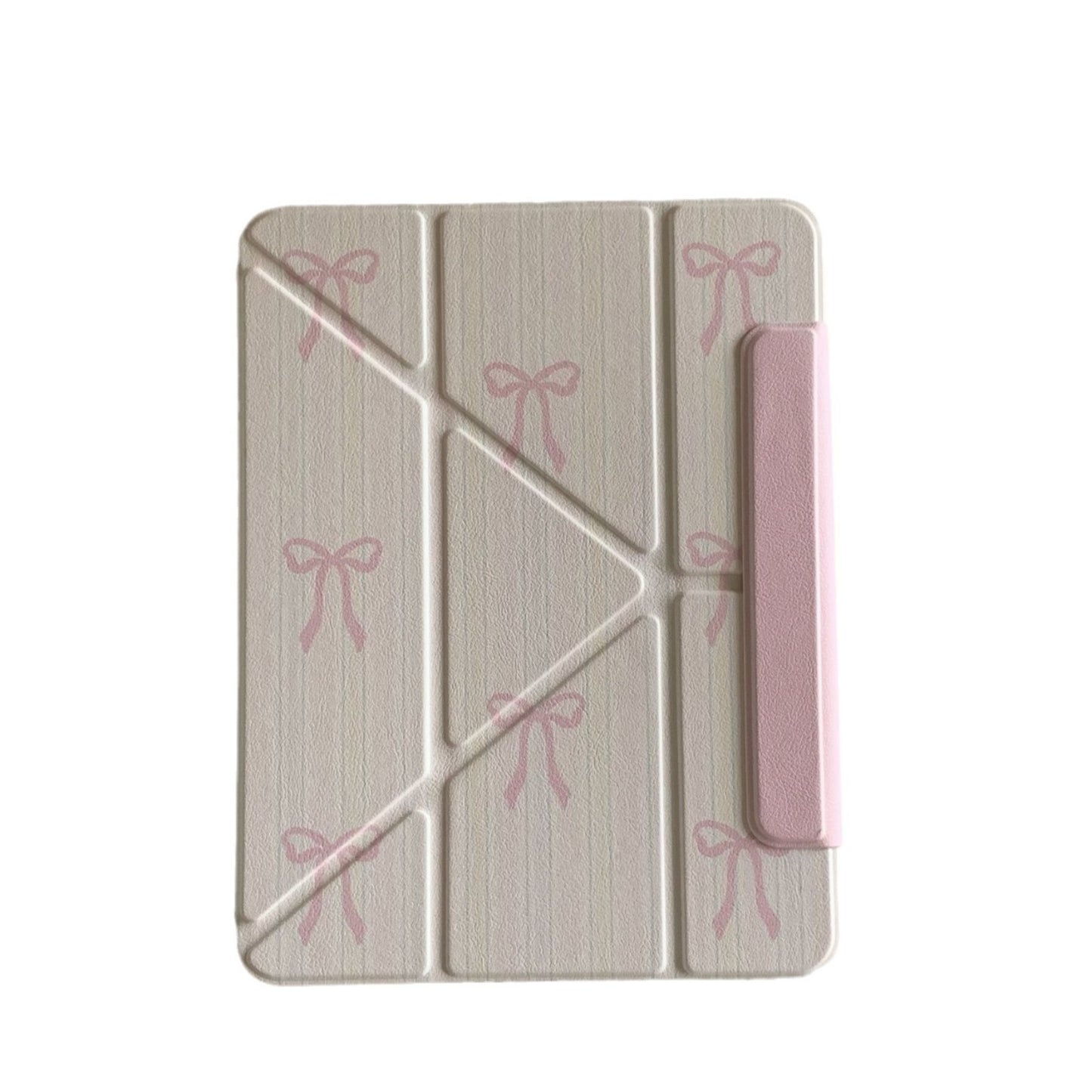 Ins style bow magnetic split protective for ipad pro11 air5 4 with pen slot new case for ipad 13 inches