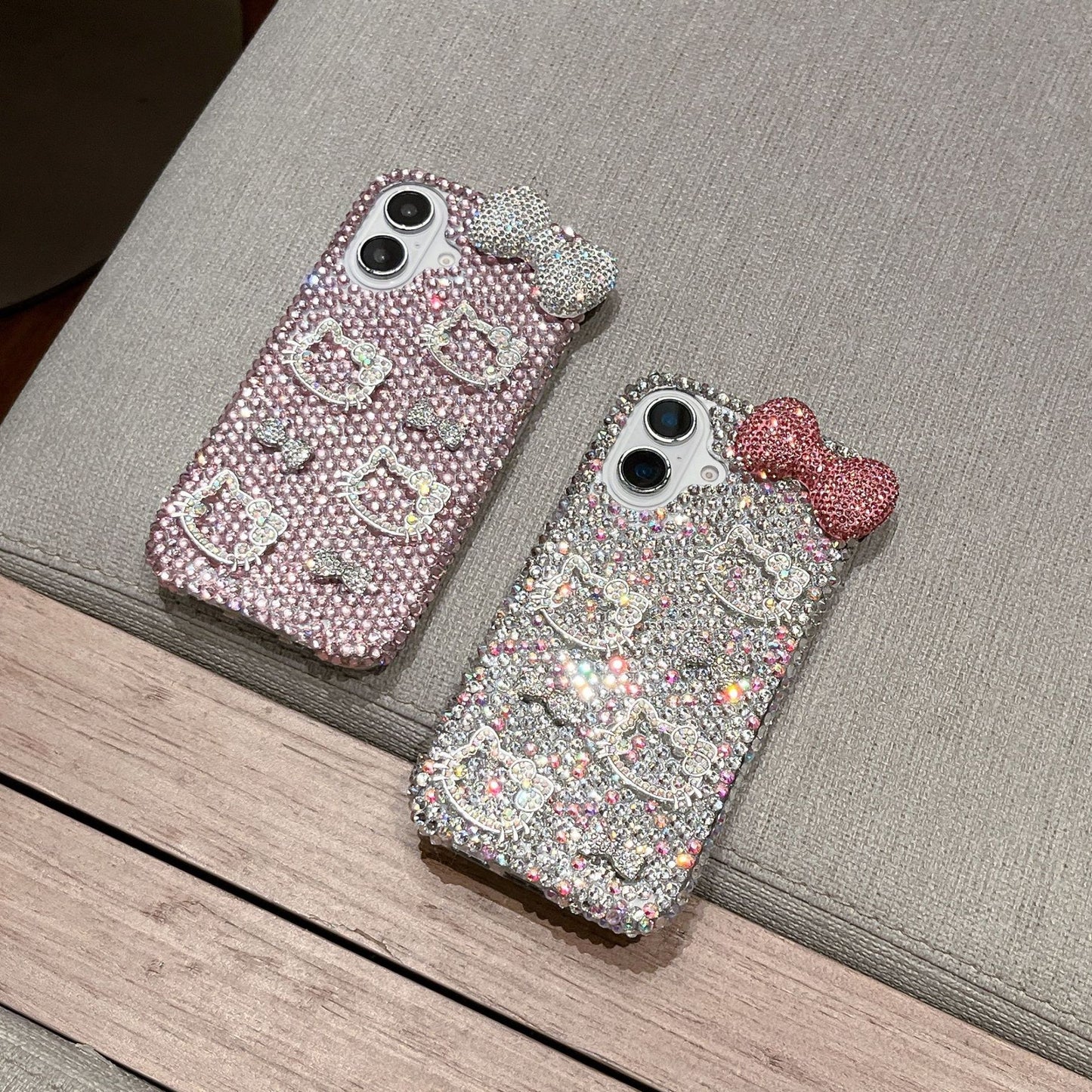 Cartoon bow bling case for iPhone16 pro max 15 14 13 12 11 new trendy cover hot sales