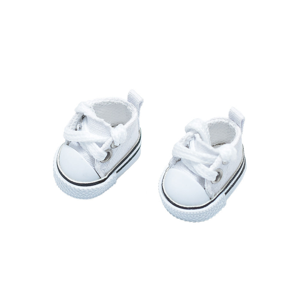 For Labubu Canvas Shoes 17CM Hanging Shoes Doll Clothes Accessories