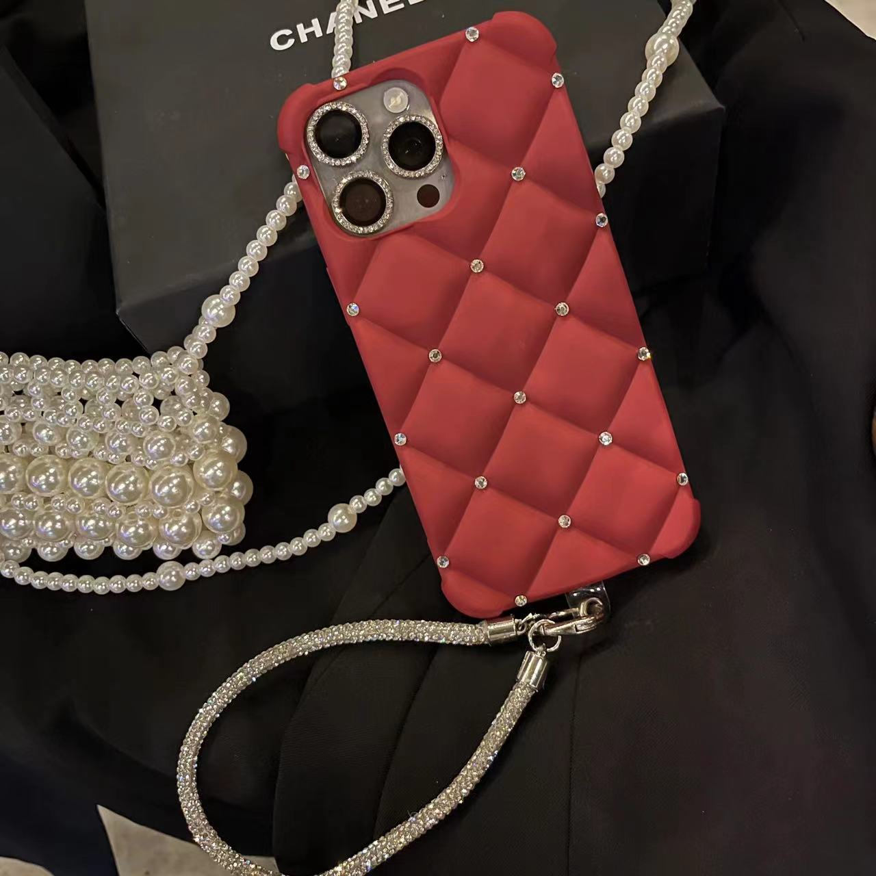 Premium Rhinestone Phone Case For Apple iPhone 16 Pro Max 16Pro 15 PM Shockproof Protective Cover With Luxury Design