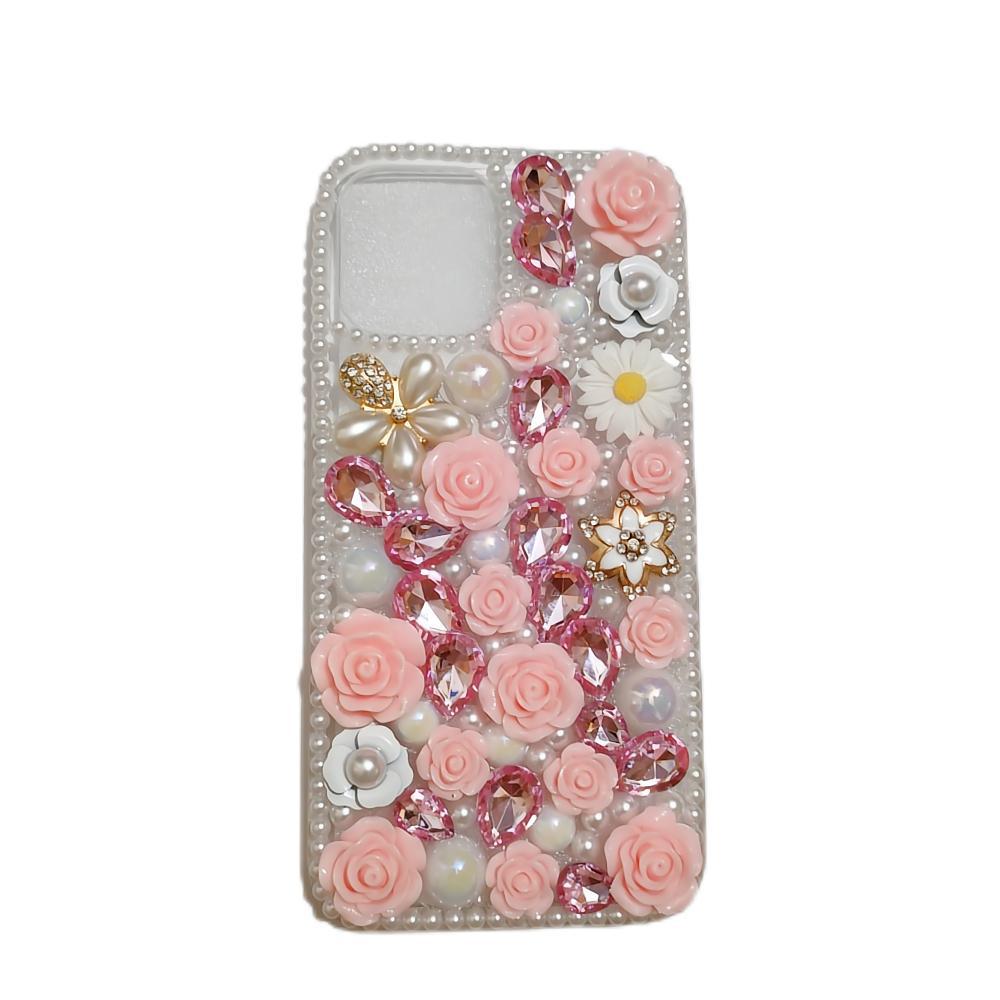 Pearl flower luxury case for iPhone16 15 14 13 12 11 Pro Max