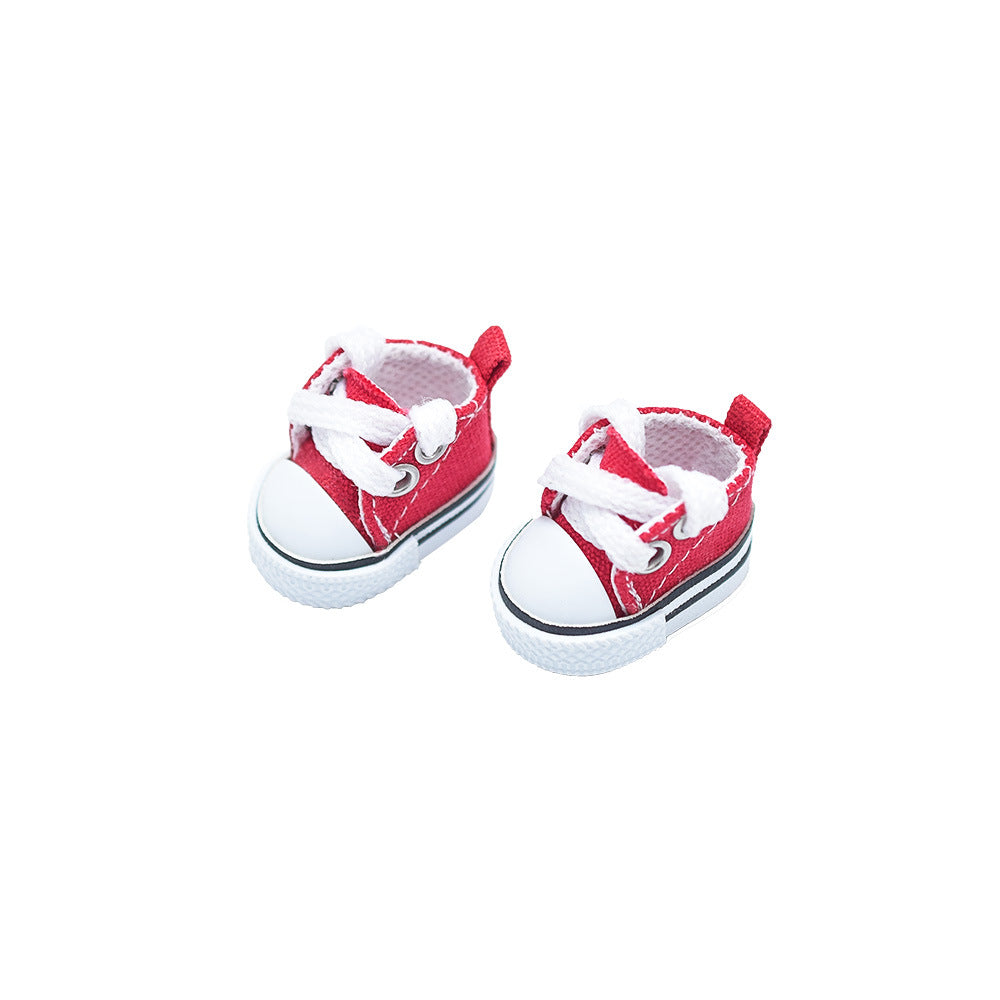 For Labubu Canvas Shoes 17CM Hanging Shoes Doll Clothes Accessories