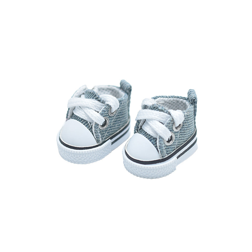 For Labubu Canvas Shoes 17CM Hanging Shoes Doll Clothes Accessories