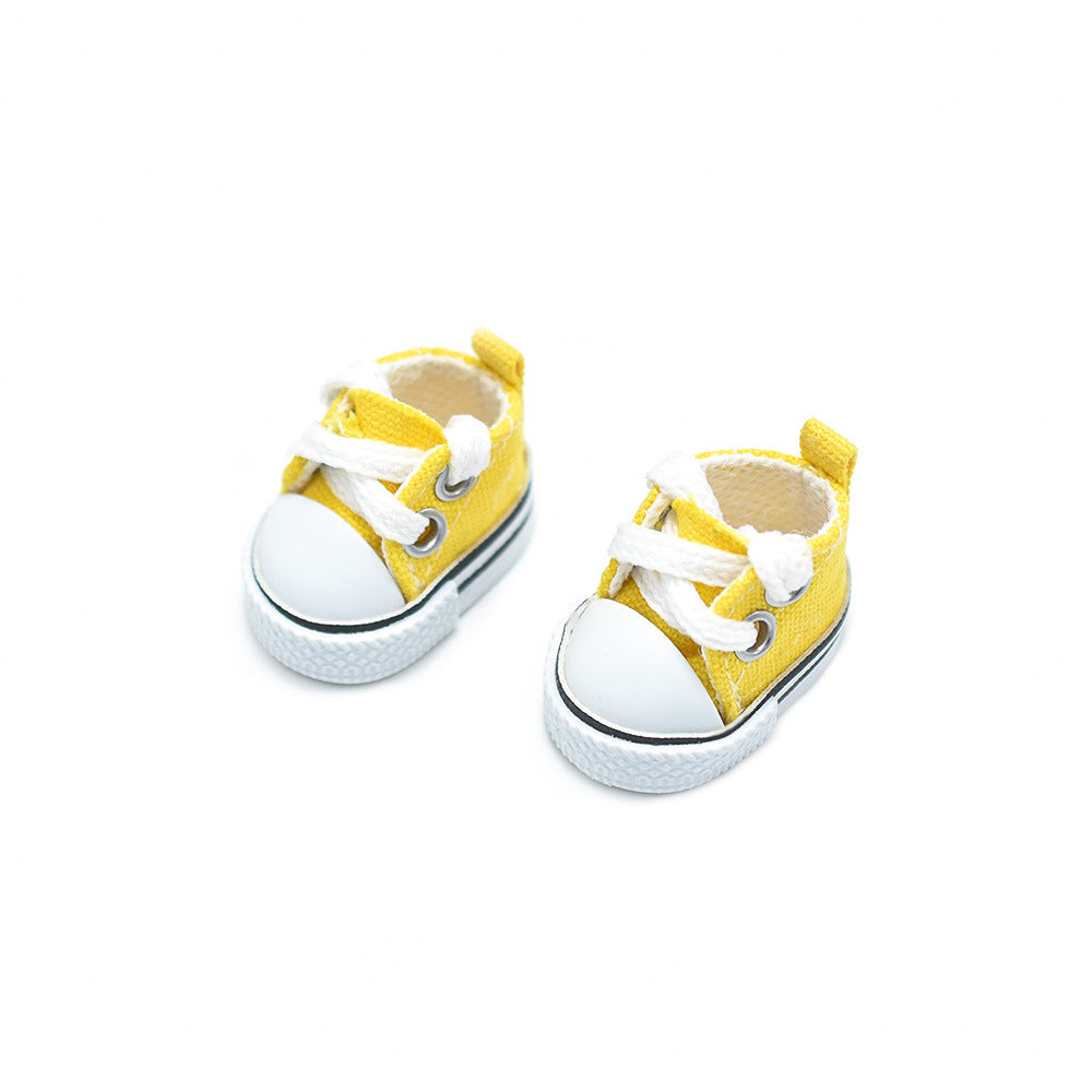 For Labubu Canvas Shoes 17CM Hanging Shoes Doll Clothes Accessories