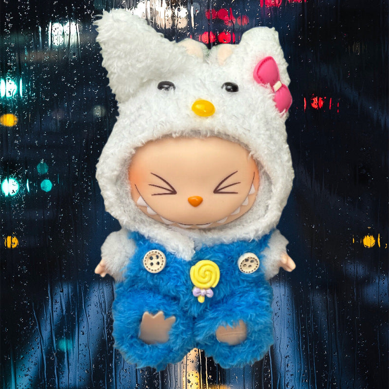 Doll Clothes Set For labubu 17cm Plush Doll Accessories Toys Birthday And Christmas Gifts