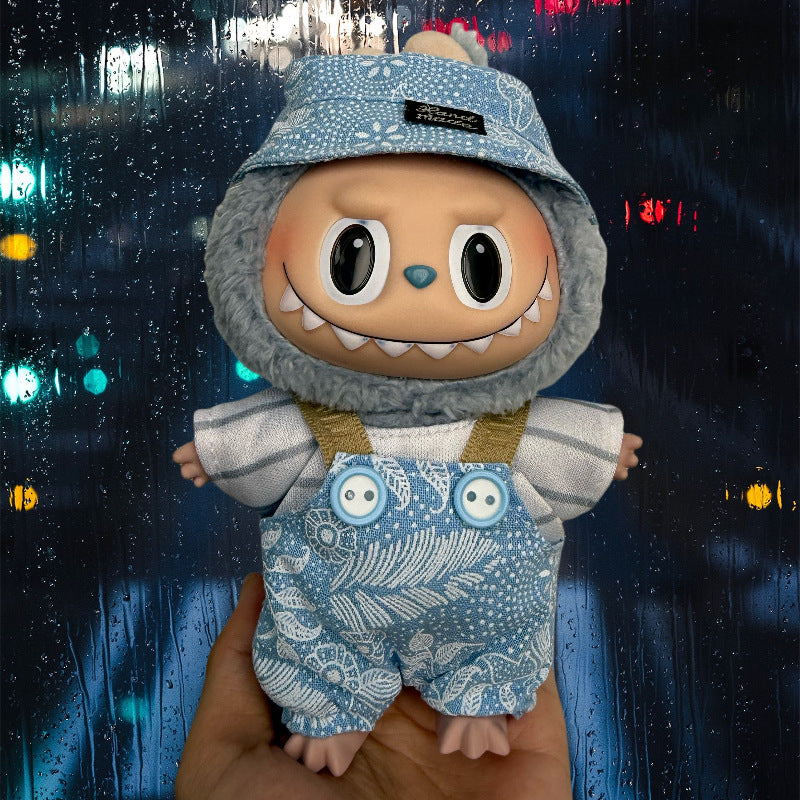 Doll Clothes Set For labubu 17cm Plush Doll Accessories Toys Birthday And Christmas Gifts