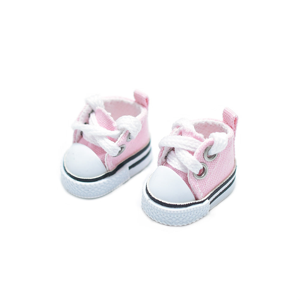 For Labubu Canvas Shoes 17CM Hanging Shoes Doll Clothes Accessories