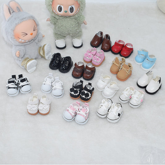 Doll Shoes Collection for labubu 17CM Keychain Toy Shoes for Labubu