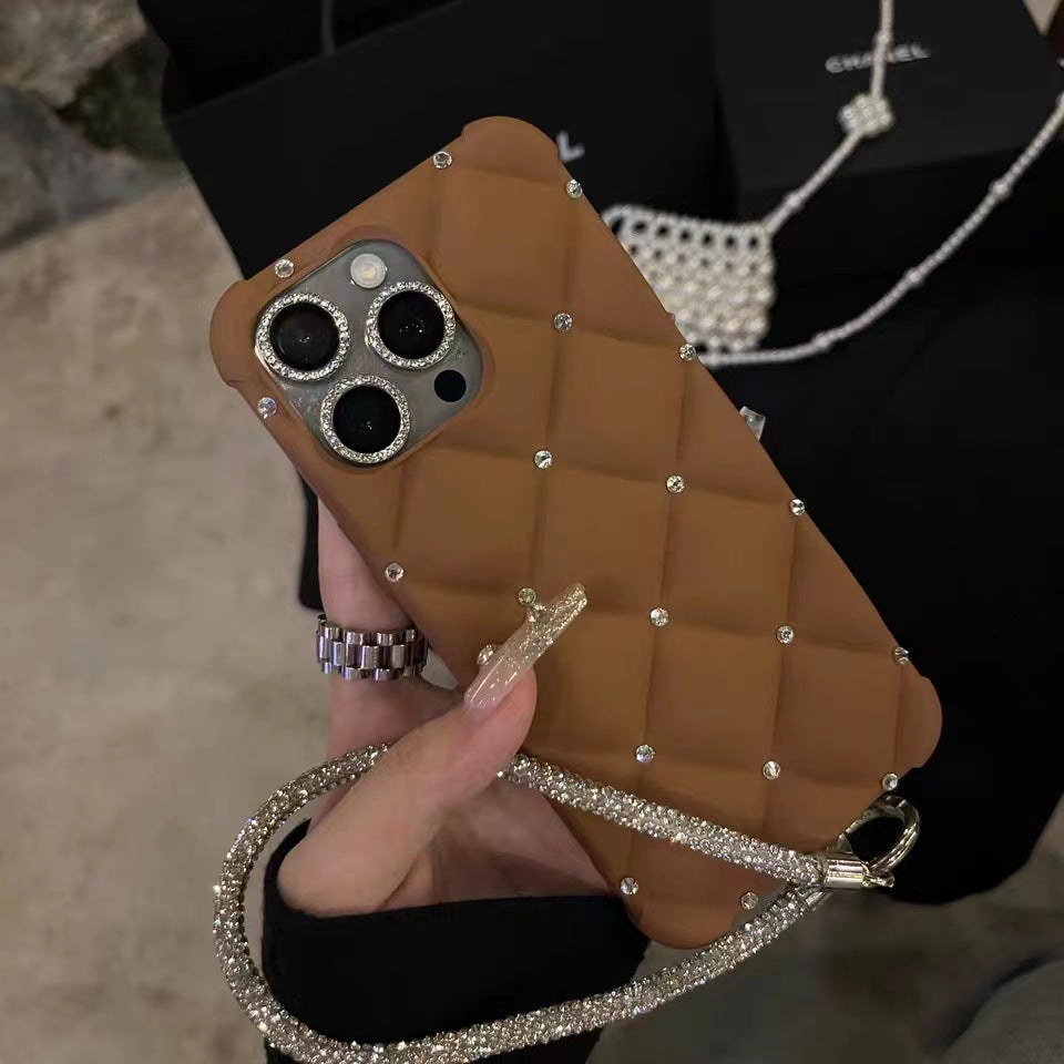 Premium Rhinestone Phone Case For Apple iPhone 16 Pro Max 16Pro 15 PM Shockproof Protective Cover With Luxury Design